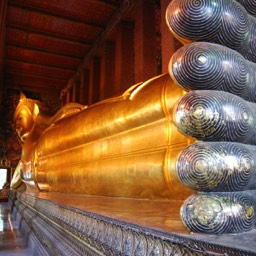 Reclining Buddha, Wat Pho Temple - Wat Phra Kaew Bangkok - Moonshine Travel Service