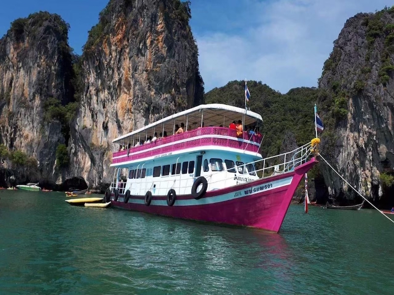 Full Day James Bond Island and Sea Canoe at Phang Nga Bay Tour by Big Boat from Phuket